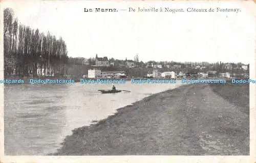 R246416 La Marne De Joinville a Nogent Coteaux de Fontenay Postkarte