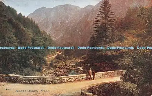 R245394 Aberglaslyn Pass Photochrom Celesque Serie Postkarte