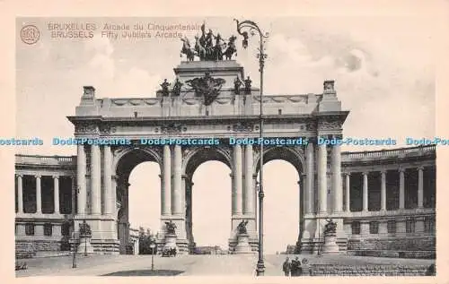 R248200 Albert Bruxelles Arcade du Cinquantenaire Brussels Fifty Jubiles Arcade
