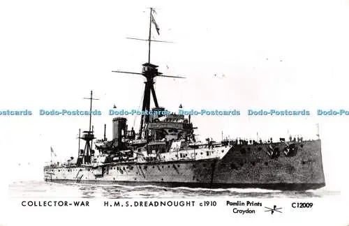 R246451 Sammlerkrieg H M S Dreadnought Pamlin Drucke C 12009 Postkarte 1910
