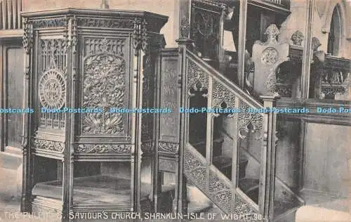 R246496 Shanklin Isle of Wight The Pulpit Saviours Church The Ideal Series Postc