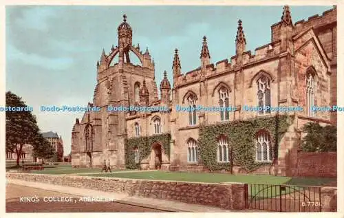 R248282 Kings College Aberdeen Carbo Farbpostkarte Valentine and Sons Ltd
