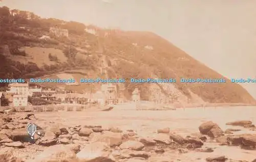 R246628 Lynmouth and Lynton from Beach Photochrom Glossy Photo Series
