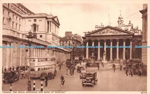 R248404 London The Royal Exchange and Bank of England 83718 Photochrom Co Ltd Lo