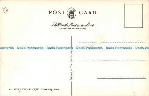R246699 Soestdyk Holland America Line Postkarte