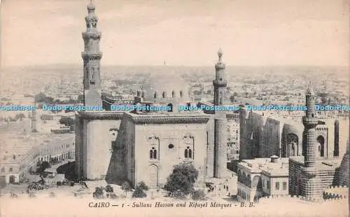R246904 Kairoer Sultane Hassan und Rifayel Moscheen B B Postkarte