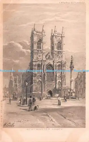 R250629 Westminster Abbey C W Faulkner Serie Nr 120 B H Colls
