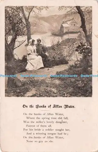 R250703 Am Ufer des Allan Water Bamforth Postkarte