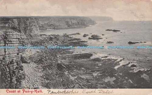 R247034 Küste bei Pen y Holt Postkarte 1911