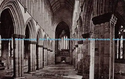 R247039 The Nave Glasgow Cathedral Valentines Serie