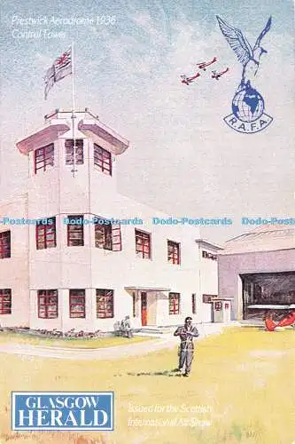 R250790 Prestwick Aerodrome Control Tower R A F A Glasgow Herald International A