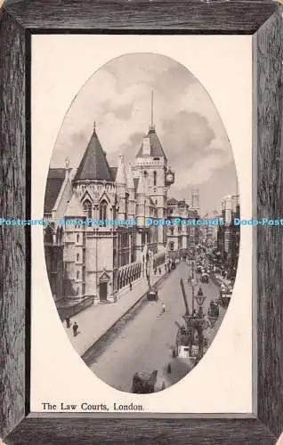 R250824 London The Law Courts Unikum Serie Postkarte