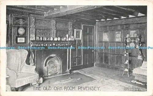 R247288 The Old Oak Room Pevensey Downer Foto Postkarte 1904