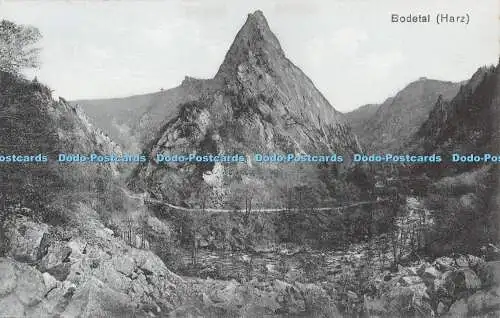 R249100 Bodetal Harz C Greve Postkarte