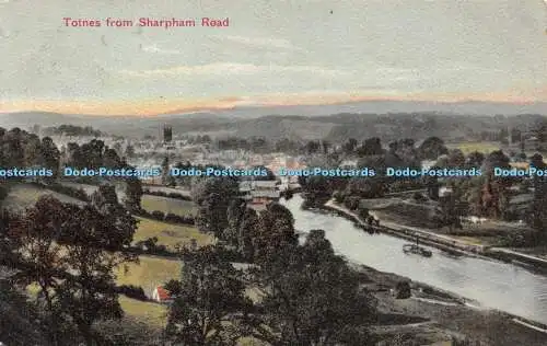 R247431 Totnes aus Sharpham Road Valentines Serie Postkarte 1904