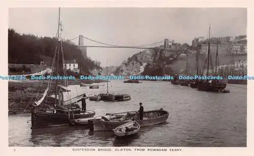 R249186 Clifton von Rownham Ferry Hängebrücke J B und S C Avonvale Serie