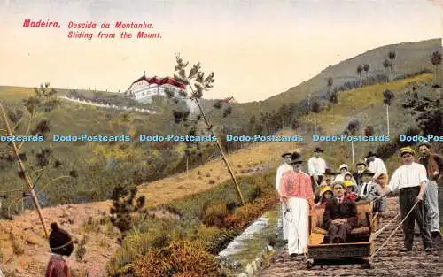 R247484 Madeira gleitet vom Berg Postkarte