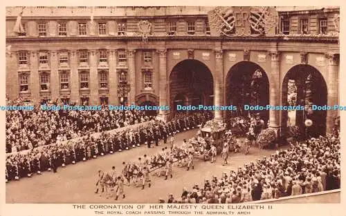 R247497 The Coronation of Her Majesty Queen Elizabeth II The Royal Coach Passing