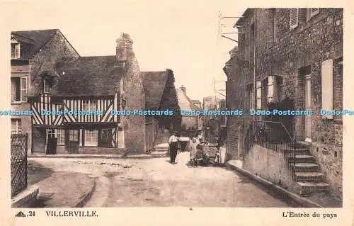 R247522 CAP 24 Villerville LEntree du pays Photomecaniques