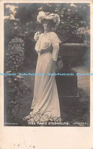 R251223 Miss Marie Studholme Rapid Photo Echtfoto 1904