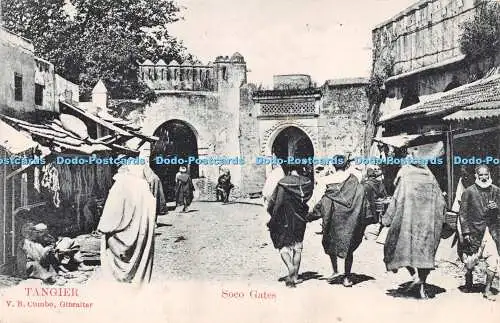 R249255 Tanger Soco Gates V B Cumbo Gibraltar Postkarte