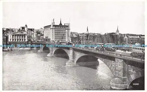 R247594 London Bridge 220899 Valentines Silveresque