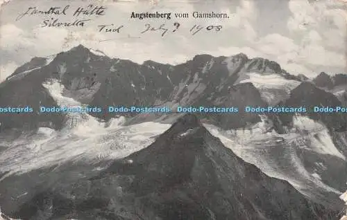 R247658 Angstenberg vom Gamshorn Sektion Schwaben No 630 1908