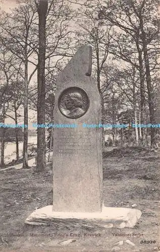 R251523 Keswick Friars Crag Ruskins Monument Valentinstag Serie Postkarte