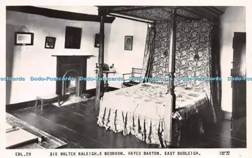 R249535 East Budleigh Sir Walter Raleigh S Schlafzimmer Hayes Barton Friths Serie