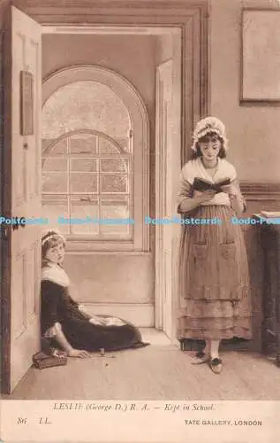 R251603 London Tate Gallery Leslie George D R A Kept in School LL 86 1926