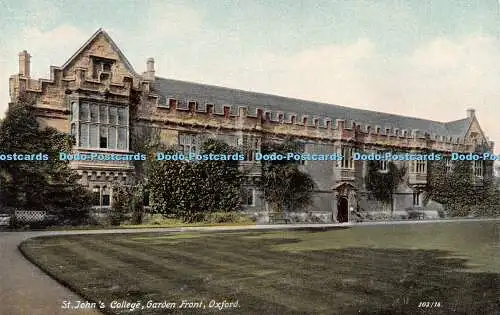 R249710 Oxford St Johns College Gartenfront The British Mirror Series