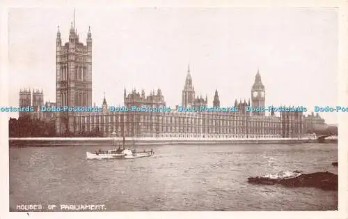 R249795 Houses of Parliament B und S Postkarte
