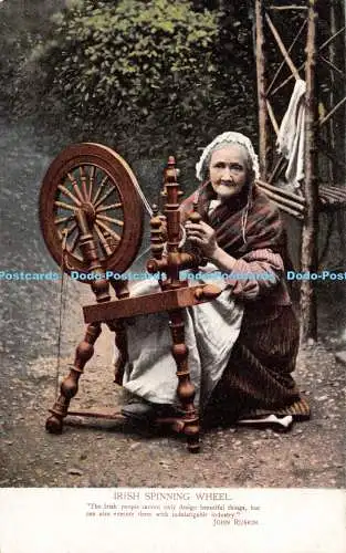 R251926 Irish Spinning Wheel W Lawrence Publisher 7302 John Ruskin