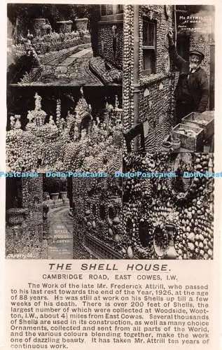 R251928 I W The SHell House East Coves Cambridge Road Foto weiße Postkarte