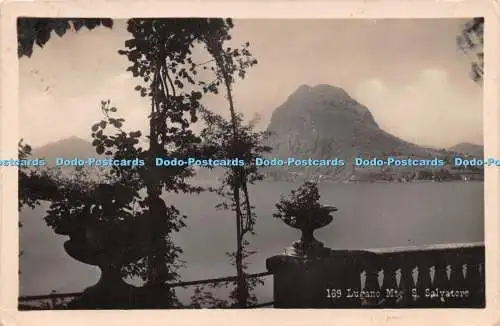 R250011 Lugano Mte S Salvatore 169 Alfredo Finzi Postkarte 1929