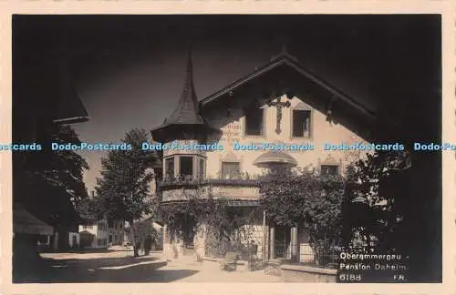 R250240 Oberammergau Pension Daheim FR 6188 Ak