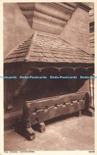 R252014 Winchcombe The Stocks Walter Scott With Greetings