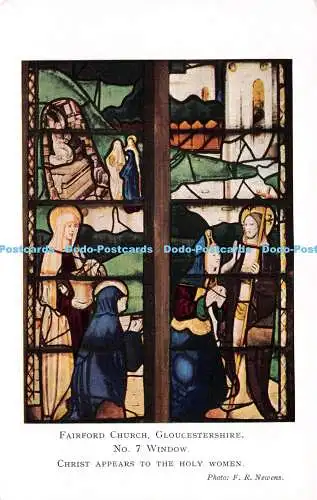 R252044 Gloucestershire Fairford Kirche Christus erscheint den heiligen Frauen Nr. 7 Wi