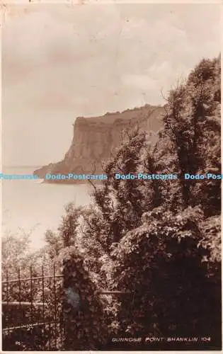 R252057 Dunnose Point Shanklin 104 Postkarte 1927