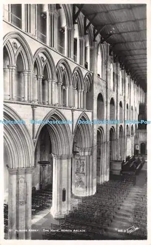 R252086 St Albans Abbey The Nave North Place Walter Scott Echtfoto