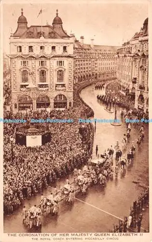 R252256 The Coronation of Their Majesty Queen Elizabeth II The Royal Coach Enter