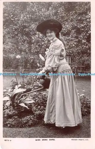 R252281 Miss Zena Dare Rotary Fotografie Serie 1673 U Postkarte