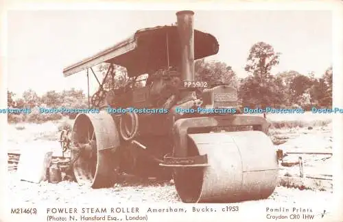 R256088 M2146 Fowler Dampfwalze Amersham Buck um 1953 N Hansford Esq Pamlin Prin