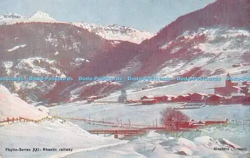 R254641 Phytin Serie XXI Rhätische Eisenbahn Klosters Graubünden Die Lebenskraft der