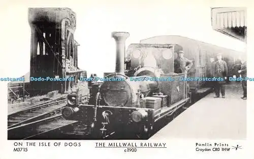 R256137 On the Isle of Dogs M3715 The Millwall Railway c1900 Pamlin Prints