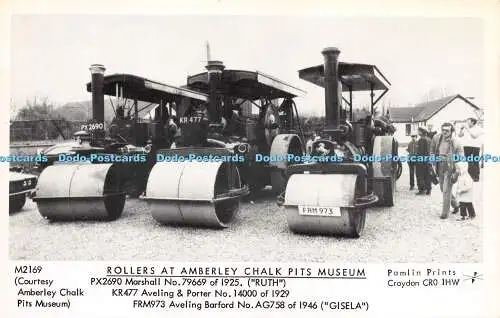 R256205 M2169 Courtesy Amberley Chalk Pits Museum Rollers at Amberley Chalk Pits