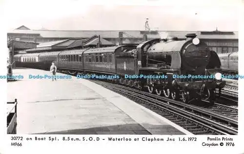 R256308 30772 auf Boot Spl 85 am S O D Waterloo at Clapham Jnc 161972 Pamlin Prin
