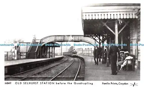 R256315 M849 Old Selhurst Station before the Quadrupling Pamlin Prints