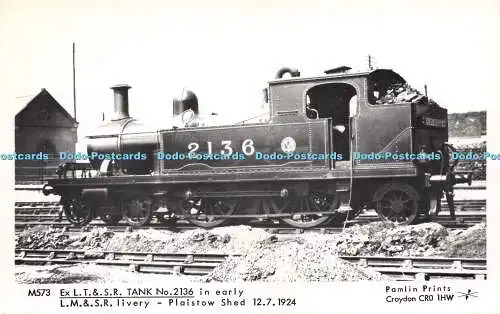 R256327 M573 Ex L T und S R Tank Nr 2136 in früher L M und S R Lackierung Plaistow Sh