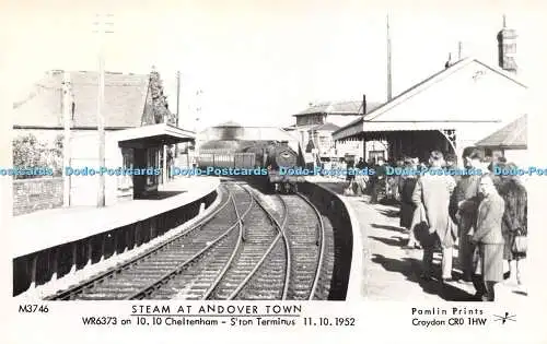 R256449 M3746 Steam at Andover Town WR6373 on 1010 Cheltenham Ston Terminus 1110